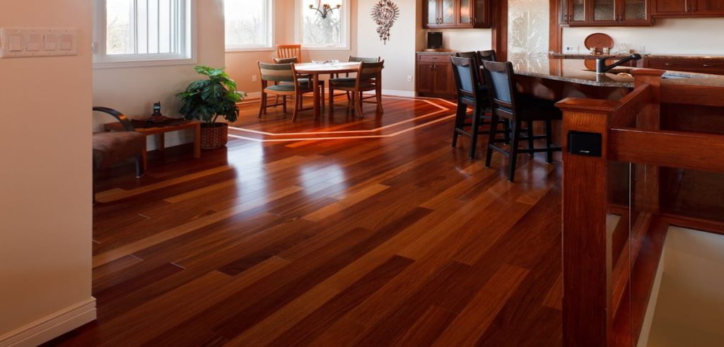 Solid hardwood flooring